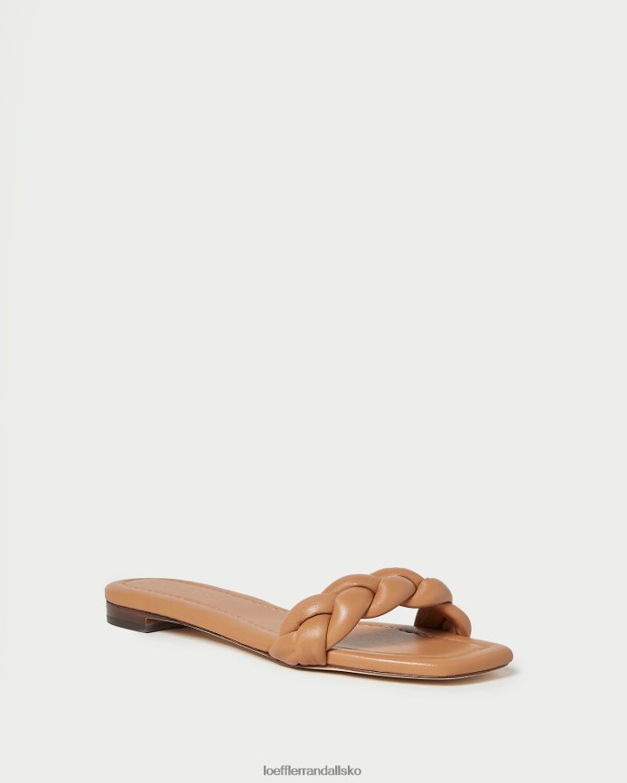 Kvinder Loeffler Randall jackson flettet sandal mørkt sand sko P64XZ4107