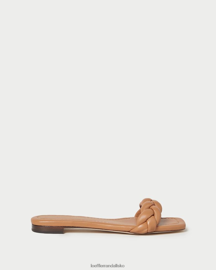 Kvinder Loeffler Randall jackson flettet sandal mørkt sand sko P64XZ4107