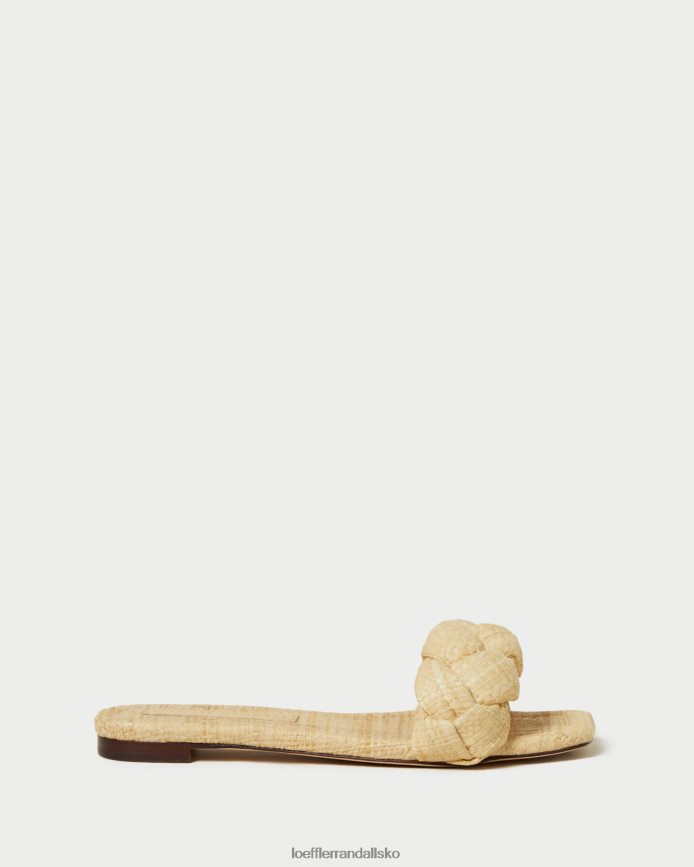 Kvinder Loeffler Randall joanna flettet sandal naturlig sko P64XZ4109