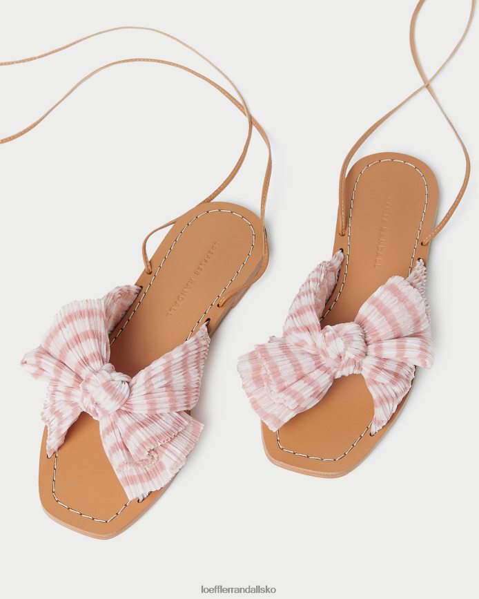 Kvinder Loeffler Randall pæonbue-rutschebane blød pink gingham sko P64XZ4131