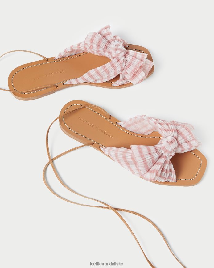 Kvinder Loeffler Randall pæonbue-rutschebane blød pink gingham sko P64XZ4131