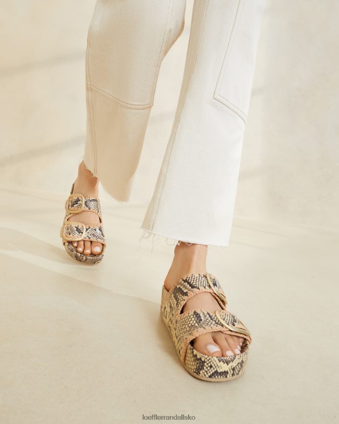 Kvinder Loeffler Randall theo fodsengssandal ben/pink sko P64XZ4113