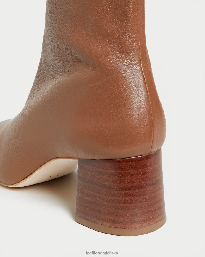 Kvinder Loeffler Randall alec strækstøvle med mellemhæl agern sko P64XZ4287