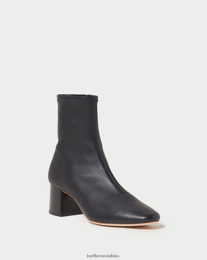 Kvinder Loeffler Randall alec strækstøvle med mellemhæl sort sko P64XZ4284