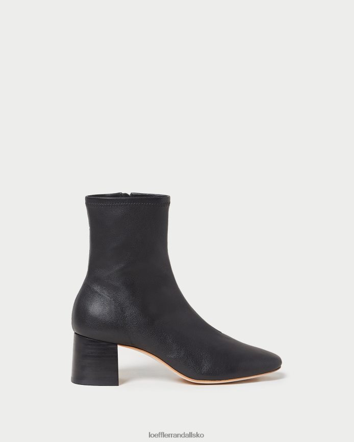 Kvinder Loeffler Randall alec strækstøvle med mellemhæl sort sko P64XZ4284