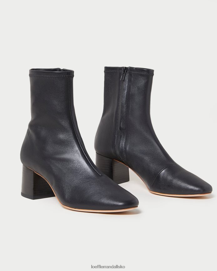 Kvinder Loeffler Randall alec strækstøvle med mellemhæl sort sko P64XZ4284