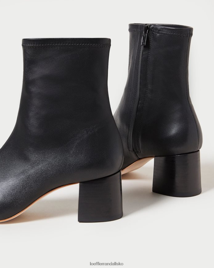 Kvinder Loeffler Randall alec strækstøvle med mellemhæl sort sko P64XZ4284