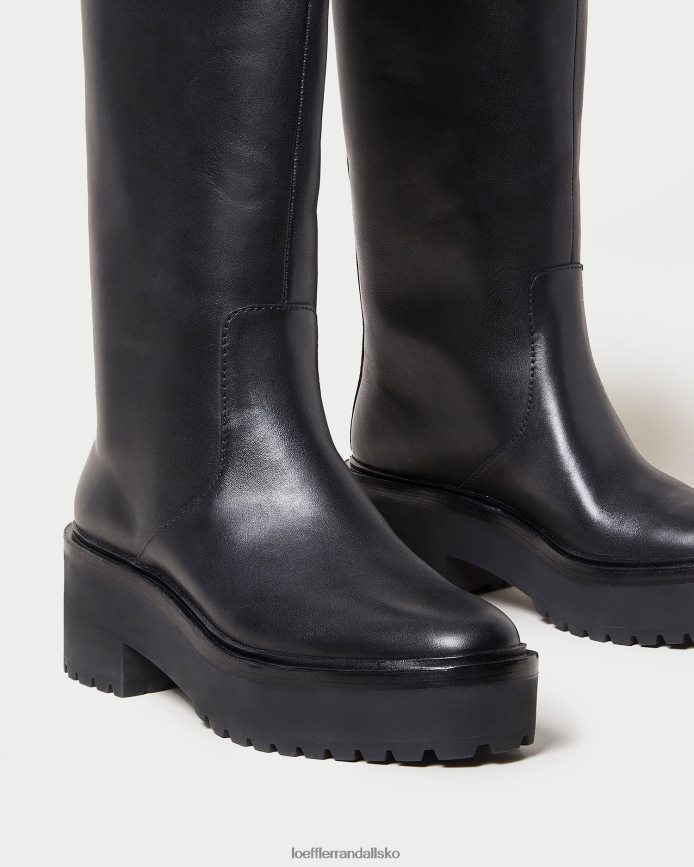 Kvinder Loeffler Randall carlee høj støvle sort sko P64XZ4290