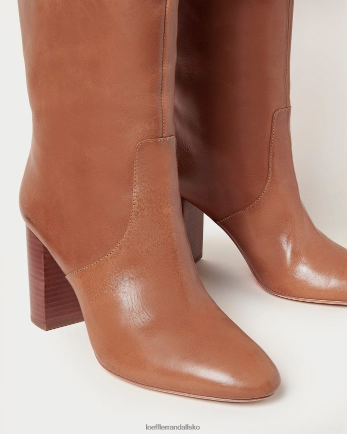 Kvinder Loeffler Randall gylden høj støvle safari sko P64XZ4278