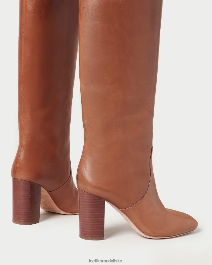Kvinder Loeffler Randall gylden høj støvle safari sko P64XZ4278