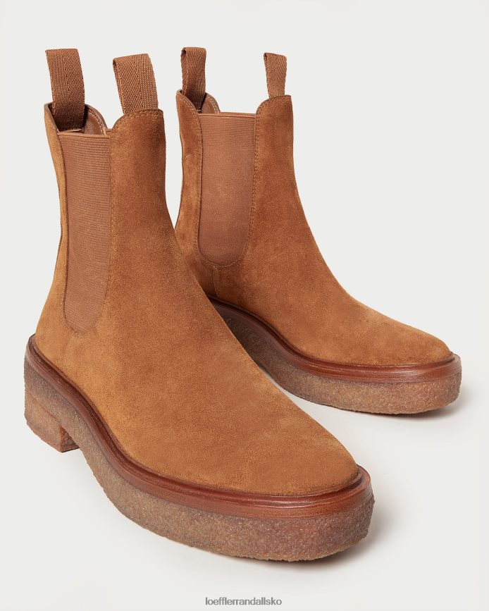 Kvinder Loeffler Randall raquel pull-on støvle kakao sko P64XZ4275
