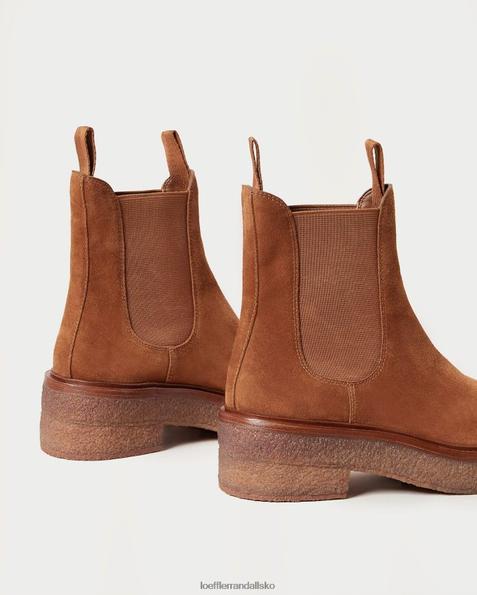 Kvinder Loeffler Randall raquel pull-on støvle kakao sko P64XZ4275