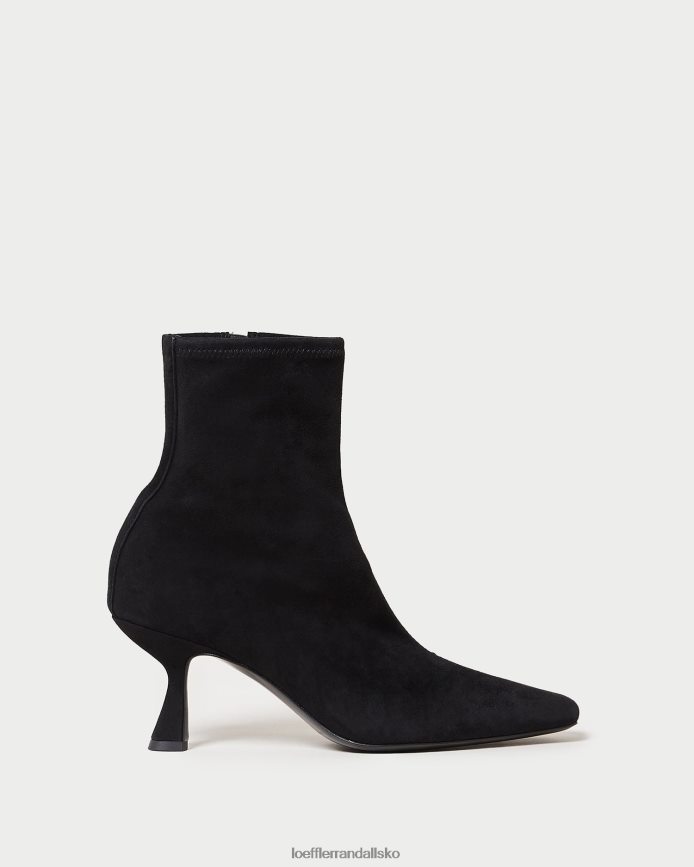 Kvinder Loeffler Randall thandy buet støvle i ruskind sort sko P64XZ4289