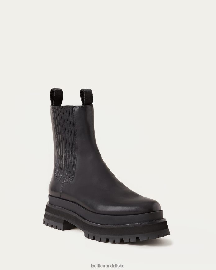 Kvinder Loeffler Randall toni platform støvle sort sko P64XZ4277