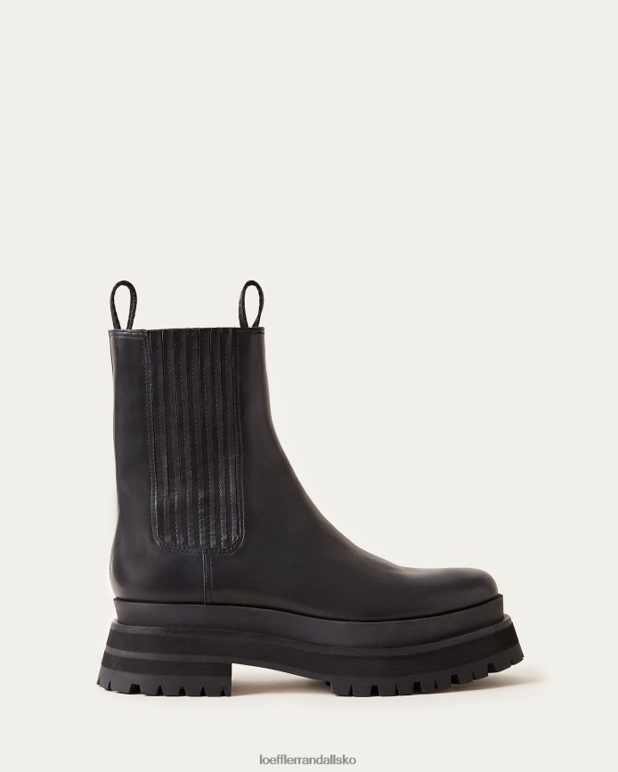 Kvinder Loeffler Randall toni platform støvle sort sko P64XZ4277