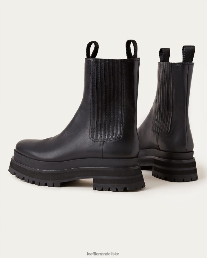 Kvinder Loeffler Randall toni platform støvle sort sko P64XZ4277