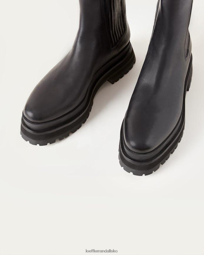 Kvinder Loeffler Randall toni platform støvle sort sko P64XZ4277