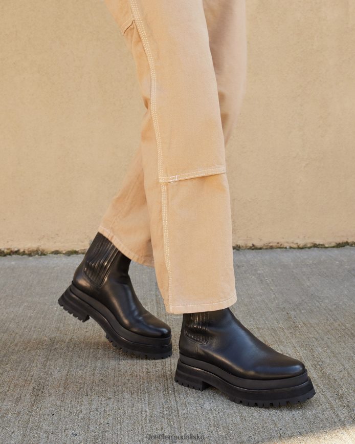 Kvinder Loeffler Randall toni platform støvle sort sko P64XZ4277