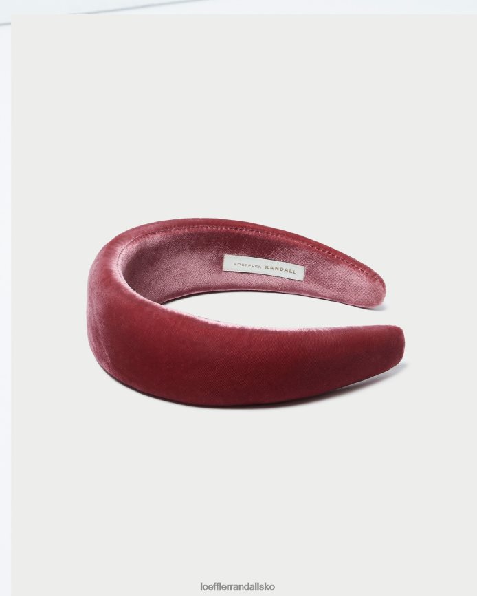 Kvinder Loeffler Randall bellamy fløjls pandebånd te rose tilbehør P64XZ4152