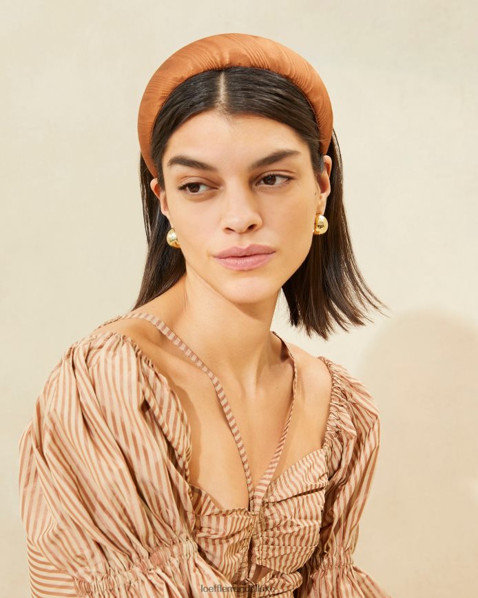 Kvinder Loeffler Randall bellamy moire pandebånd muskatnød tilbehør P64XZ4153