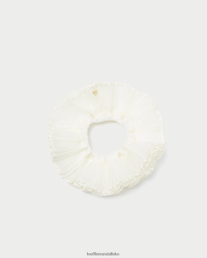 Kvinder Loeffler Randall emmy plisseret lag scrunchie perle tilbehør P64XZ4161