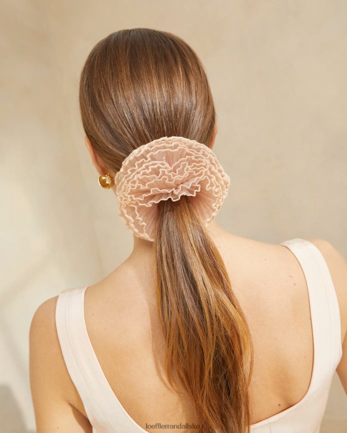 Kvinder Loeffler Randall emmy plisseret lag scrunchie skønhed tilbehør P64XZ4167
