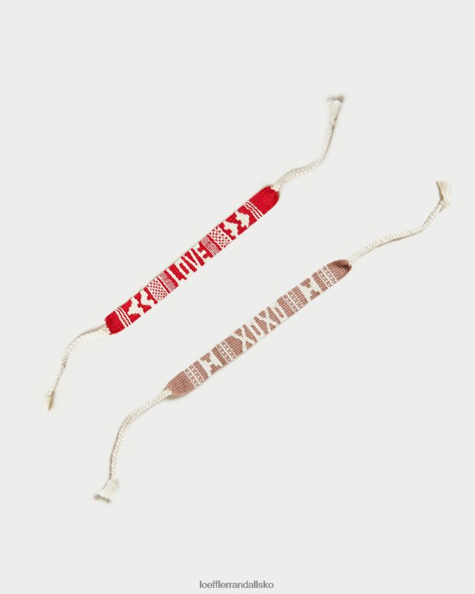 Kvinder Loeffler Randall elsker xoxo armbånd rød/pink tilbehør P64XZ4406