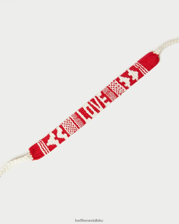 Kvinder Loeffler Randall elsker xoxo armbånd rød/pink tilbehør P64XZ4406