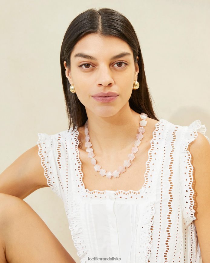 Kvinder Loeffler Randall mina blomstret perlehalskæde ballet tilbehør P64XZ4411