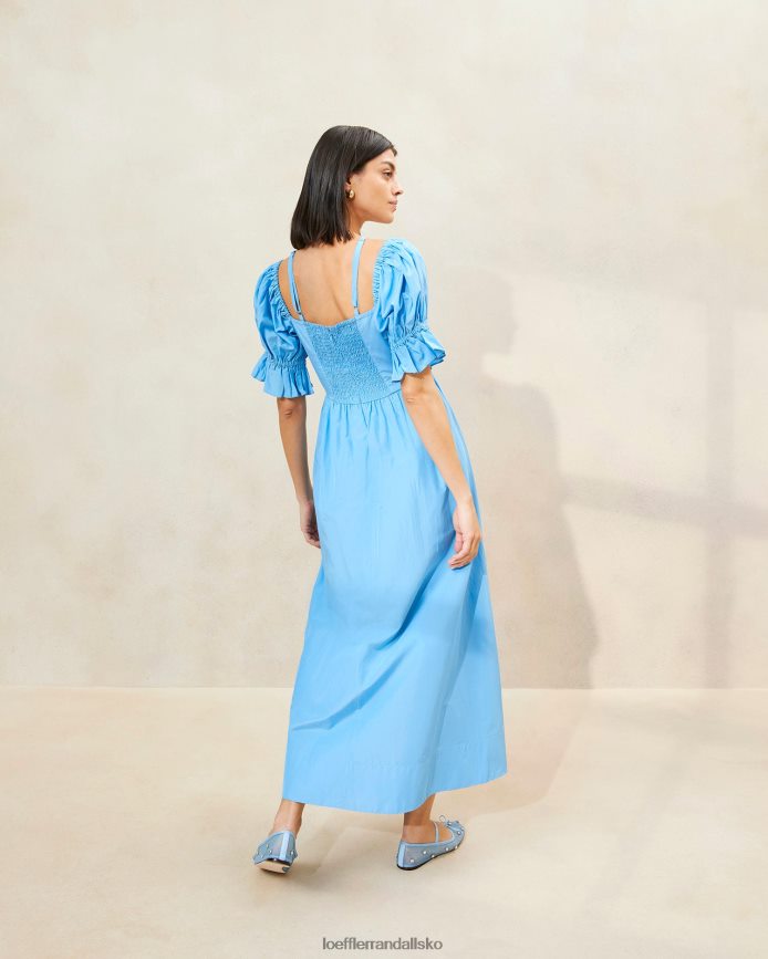 Kvinder Loeffler Randall yael samlet-overdel kjole kornblomst tøj P64XZ4193